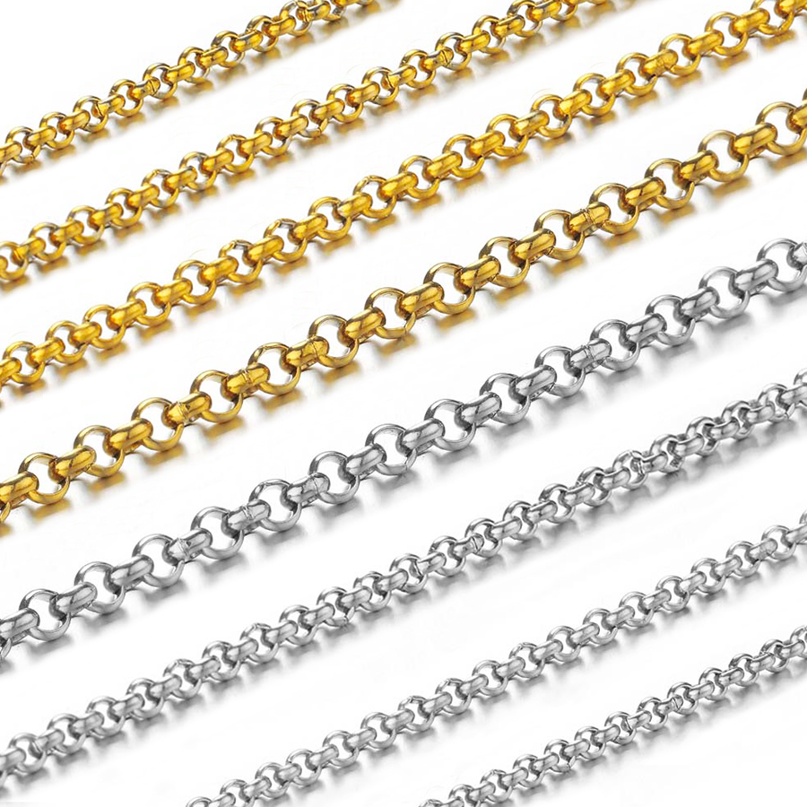 1 Meter 2-4mm Stainless Steel  - Body Jewelry 评论和价格