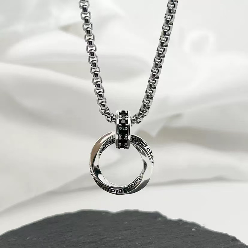 New 925 Sterling Silver Neckla - 925 Sterling Silver Chain Necklace Men 评论和价格