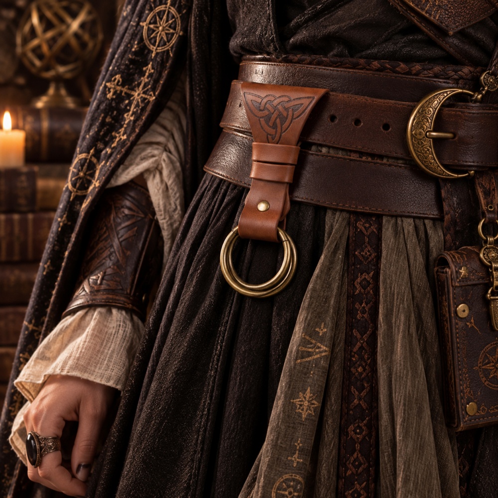 Medieval PU Leather Skirt Hike - Rings 评论和价格