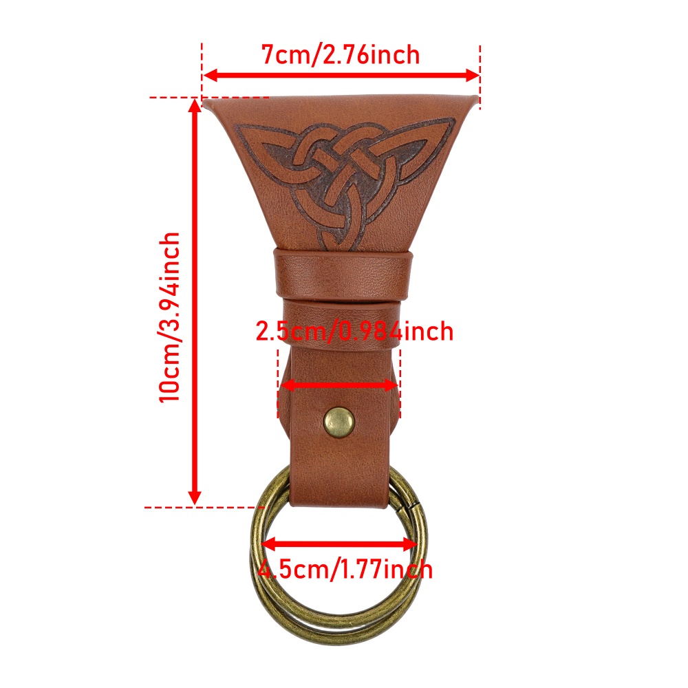 Medieval PU Leather Skirt Hike - Rings 评论和价格