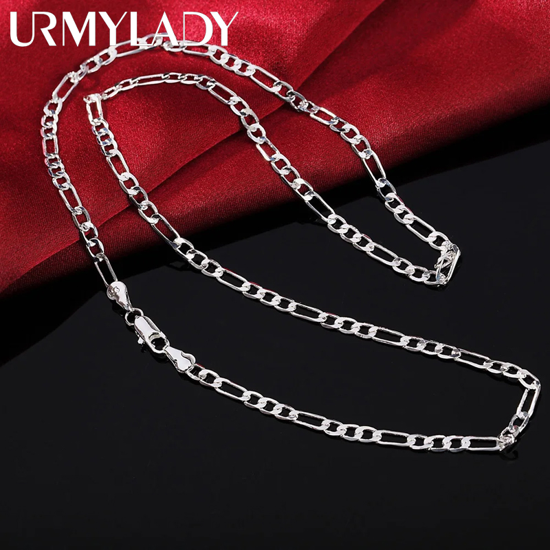 40-75cm 925 sterling Silver 16 - Cuban Link Chain 12Mm 评论和价格