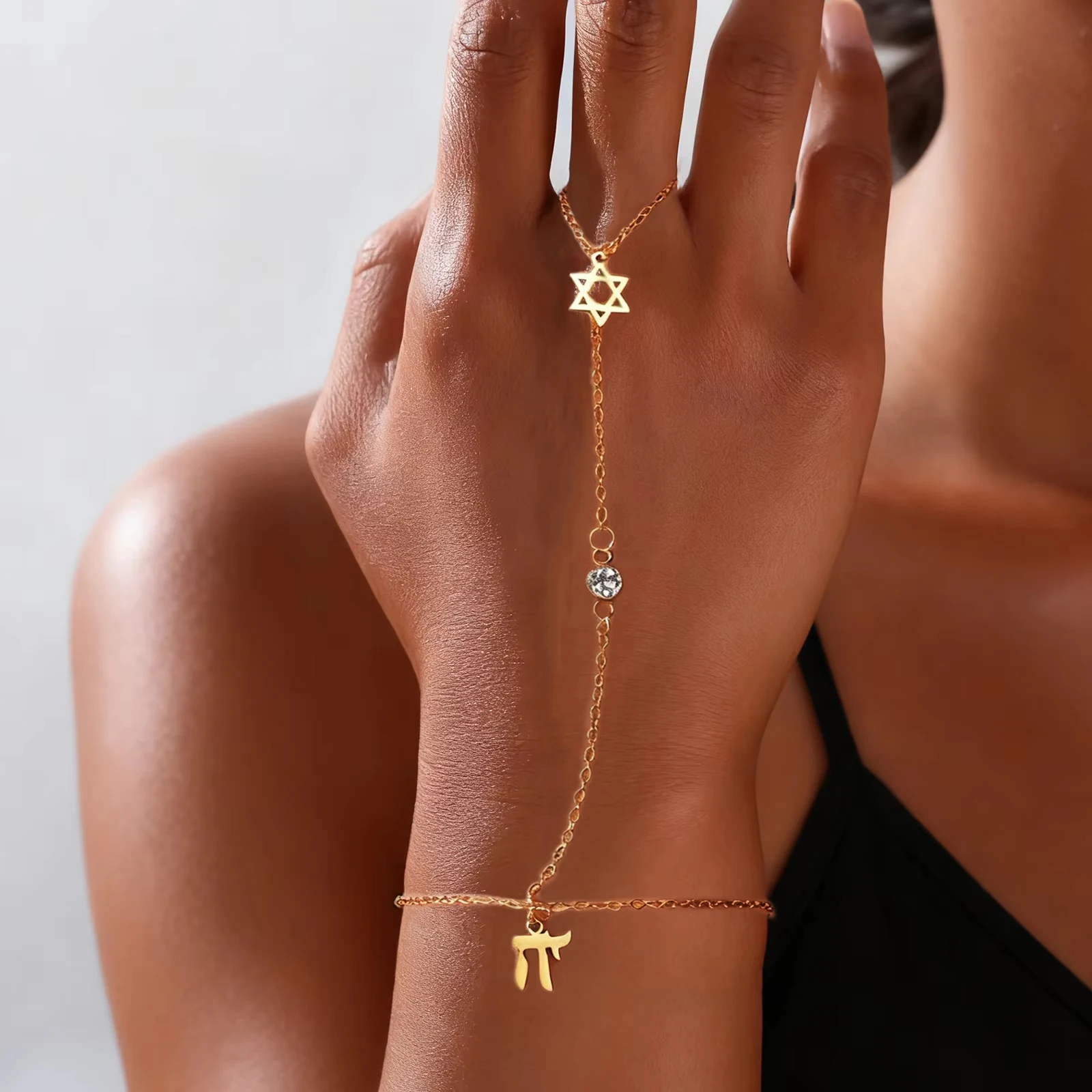 Jewish Star of David Hebrew Le - Bracelets 评论和价格