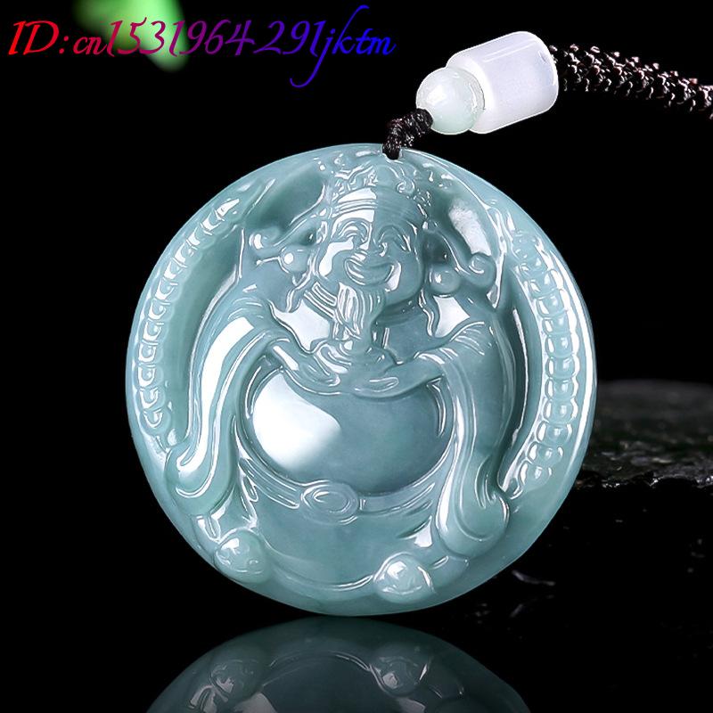 Burmese Jadeite God of Wealth  - Necklaces 评论和价格