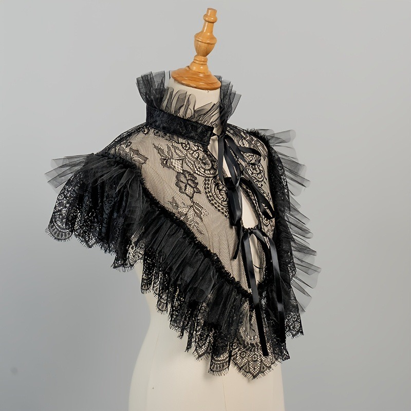Gothic Style Lace Tulle False  - Necklaces 评论和价格